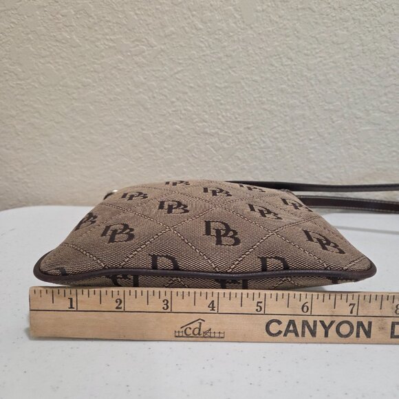 Dooney & Bourke Fall Slim Design Signature Monogram Canvas Shoulder Handbag - Picture 11 of 13